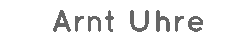 arnt uhre